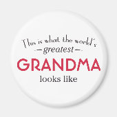 World's Greatest Grandma Magneet (Voorkant)
