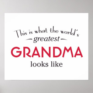 World's Greatest Grandma Poster