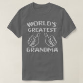 World's Greatest Grandma Proud Best Grandma Family T-shirt (Design voorkant)