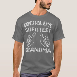 World's Greatest Grandma Proud Best Grandma Family T-shirt