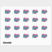 World's Greatest Grandma Ronde Sticker (Vel)