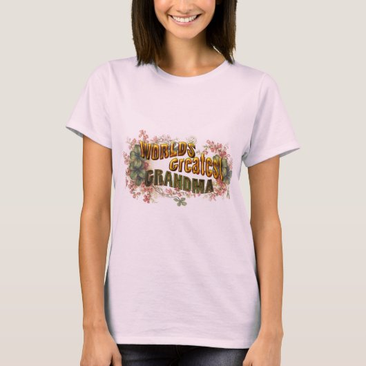 World's Greatest Grandma T-shirt (Voorkant)