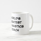 'World's Greatest Gymnastics Coach'-Mok Koffiemok (Voorkant rechts)