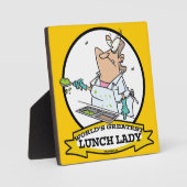WORLDS GREATEST LUNCH LADY CARTOON FOTOPLAAT (Voorkant)