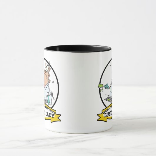 WORLDS GREATEST LUNCH LADY CARTOON MOK (Midden)