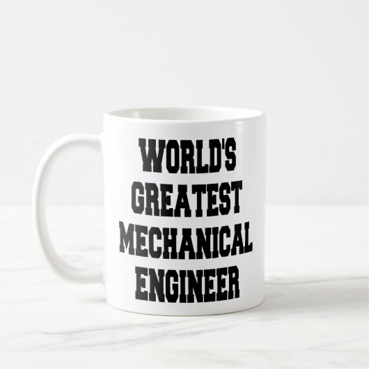 Worlds Greatest Mechanical Engineer Koffiemok (Links)