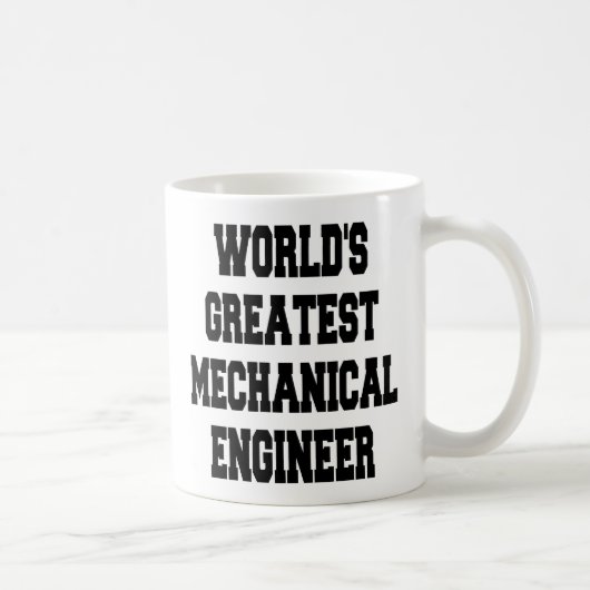Worlds Greatest Mechanical Engineer Koffiemok (Rechts)