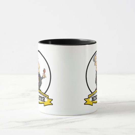 WORLDS GREATEST MINISTER CARTOON MOK (Midden)