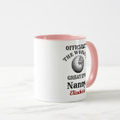 Worlds Greatest Nanny Toevoegen aan Jouw naam Groo Mok (Voorkant rechts)