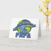 World's Greatest Papa Kaart (Gele Bloem)