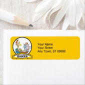 WORLDS GREATEST PC GAMER TEEN CARTOON ETIKET (Insitu)