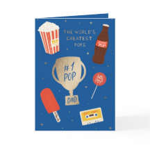 "World's Greatest Poppen" Vaderdag Wenskaart