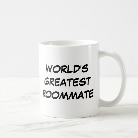'World's Greatest Roommate'-Mok Koffiemok (Rechts)