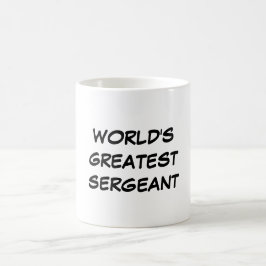 'World's Greatest Sergeant'-Mok Koffiemok