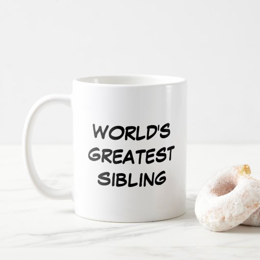 'World's Greatest Sibling' Mok (Met donut)