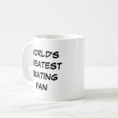 'World's Greatest Skating Fan'-Mok Koffiemok (Voorkant links)