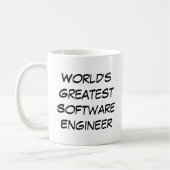 "World's Greatest Software Engineer" Koffiemok (Links)