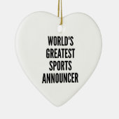 World's Greatest Sports aangekondigd Keramisch Ornament (Rechts)