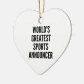World's Greatest Sports aangekondigd Keramisch Ornament (Links)