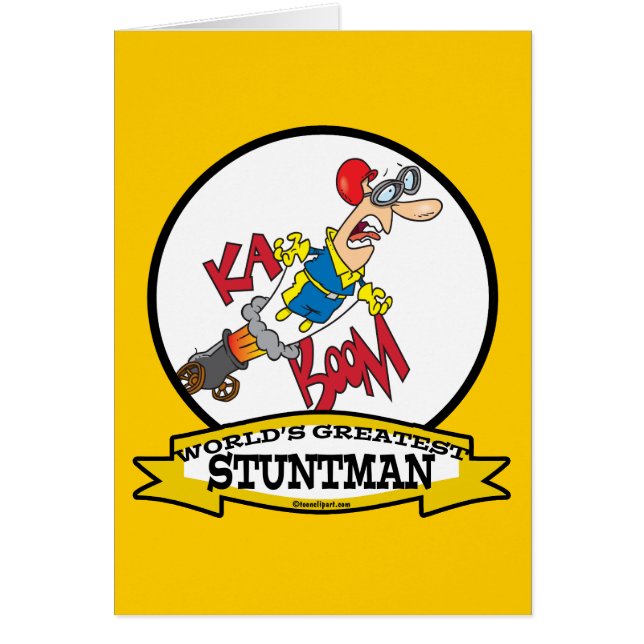 WORLDS GREATEST STUNTMAN MANNEN CARTOON (Voorkant)
