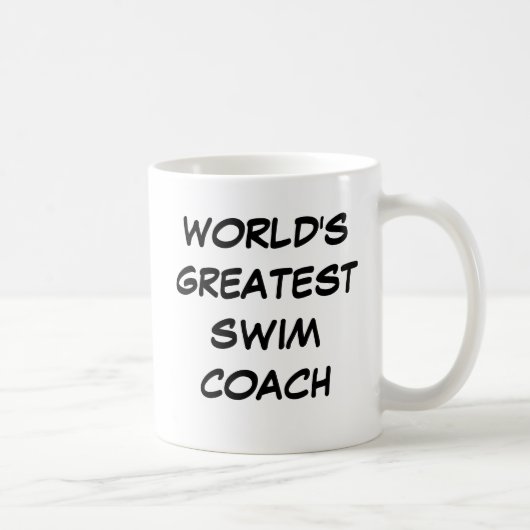 'World's Greatest Swim Coach'-Mok Koffiemok (Rechts)