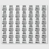 Worlds Greatest Truck Driver Cadeaupapier (Vlak)