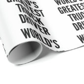 Worlds Greatest Truck Driver Cadeaupapier (Rol Hoek)