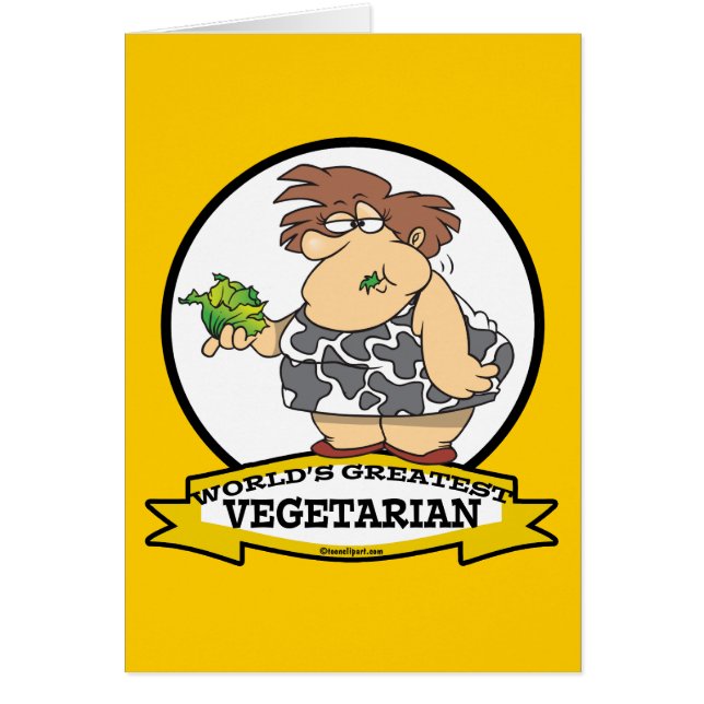 WORLDS GREATEST VEGETARIAN CARTOON (Voorkant)