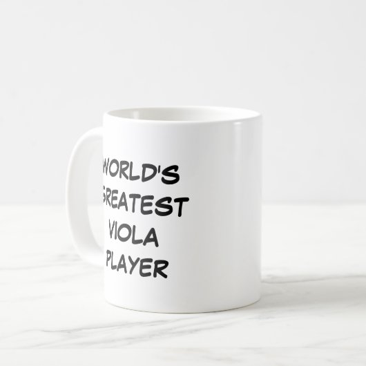 'World's Greatest Viola Player'-Mok Koffiemok (Voorkant links)