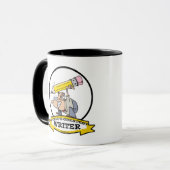 WORLDS GREATEST WRITER II-CARTOON MOK (Voorkant links)