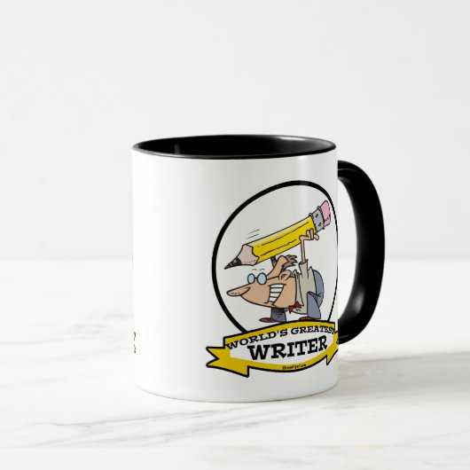 WORLDS GREATEST WRITER II-CARTOON MOK (Voorkant rechts)