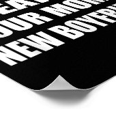 World's Greatest Your Mom's New Boyfriend Humor Sa Poster (Hoek)