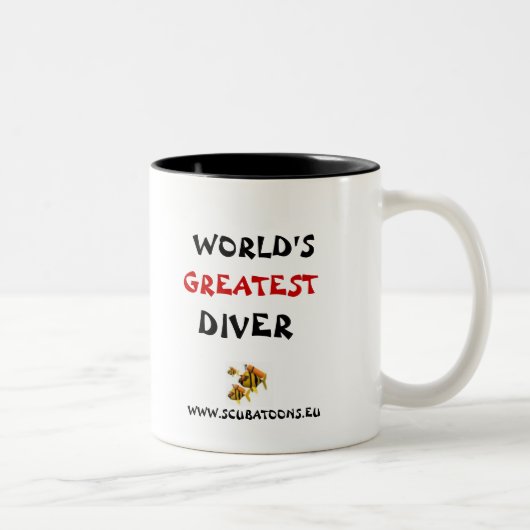 WORLDS GROATEST DIVER TWEEKLEURIGE KOFFIEMOK (Rechts)