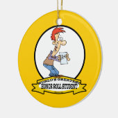 WORLDS GROATEST HONOR ROLL STUDENT CARTOON KERAMISCH ORNAMENT (Links)