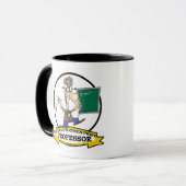 WORLDS GROATEST PROFESSOR MANNEN CARTOON MOK (Voorkant links)