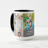 Worlds Grootste Dad Color Grid 5 Fotocollage Mok (Voorkant links)