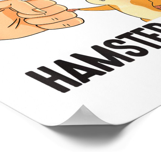 World's Hamster Dad Costume For Animal Lovers Hams Poster (Hoek)