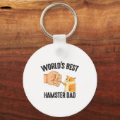 World's Hamster Dad Costume For Animal Lovers Hams Sleutelhanger (Voorkant)