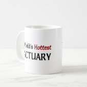 Worlds Hottest Actuary Koffiemok (Voorkant links)
