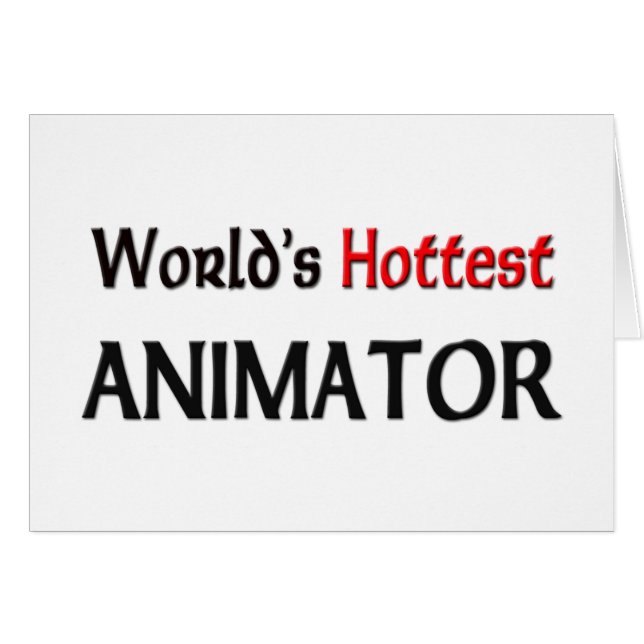 Worlds Hottest Animator (Voorkant Horizontaal)