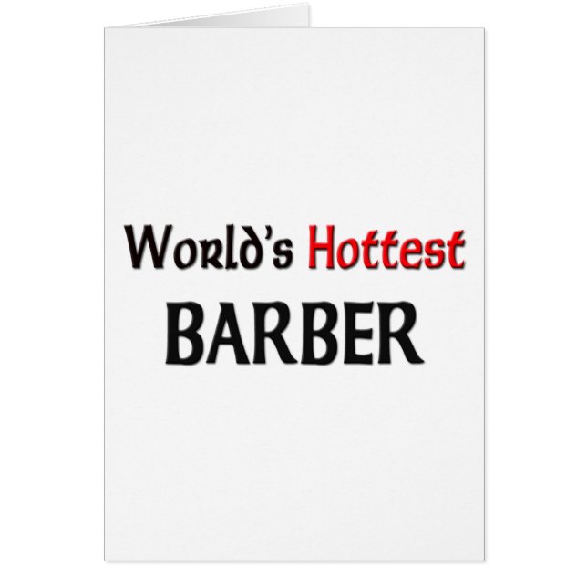 Worlds Hottest Barber (Voorkant)