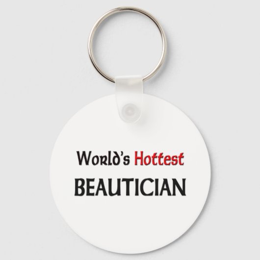Worlds Hottest Beautician Sleutelhanger (Voorkant)