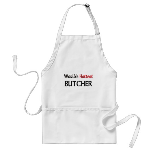 Worlds Hottest Butcher Standaard Schort (Voorkant)