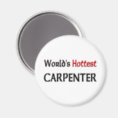 Worlds Hottest Carpenter Magneet (Voorkant / Achterkant)