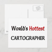 Worlds Hottest Cartograaf Briefkaart (Voorkant / Achterkant)