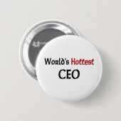 Worlds Hottest Ceo Ronde Button 5,7 Cm (Voorkant /achterkant)