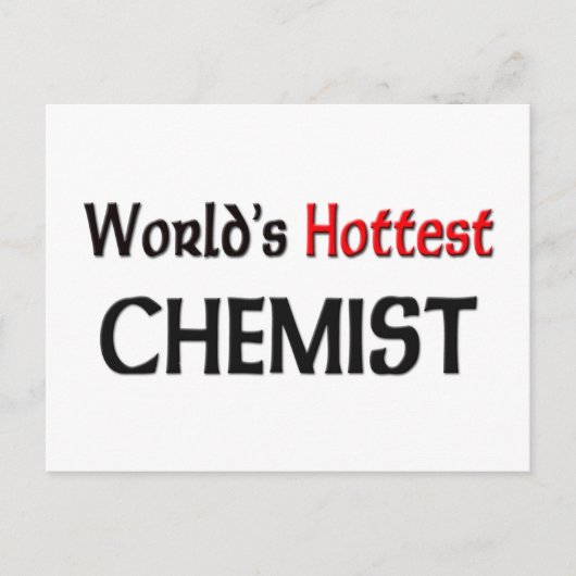 Worlds Hottest Chemist Briefkaart (Voorkant)