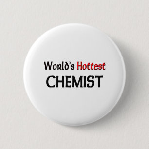 Worlds Hottest Chemist Ronde Button 5,7 Cm