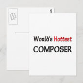 Worlds Hottest-componist Briefkaart (Voorkant / Achterkant)