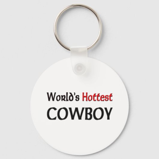 Worlds Hottest Cowboy Sleutelhanger (Voorkant)